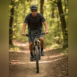 Womic Cycling Shorts Mens Padded Bike Shorts Gray MTB Size L